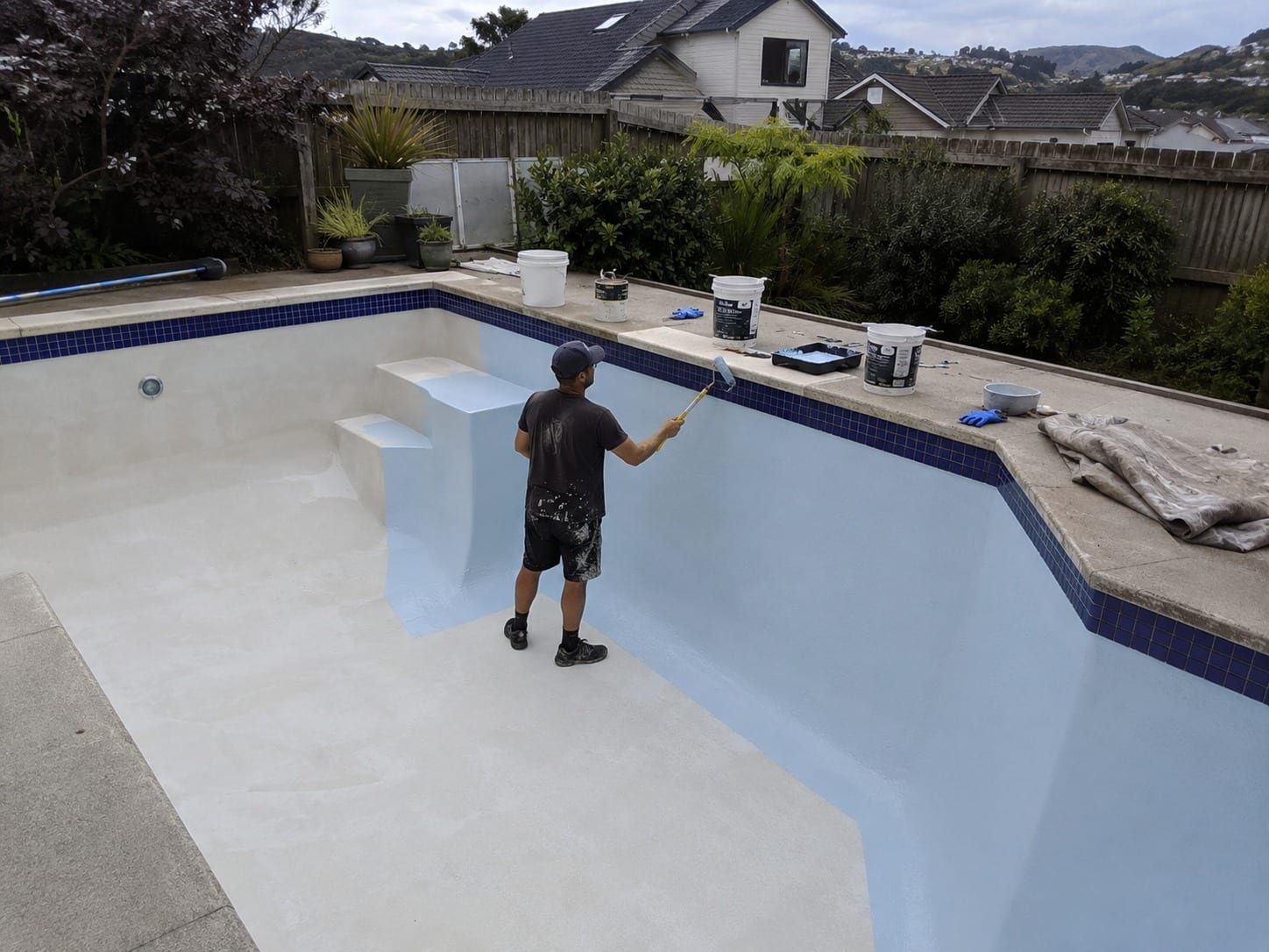 concrete pool painting whangarei