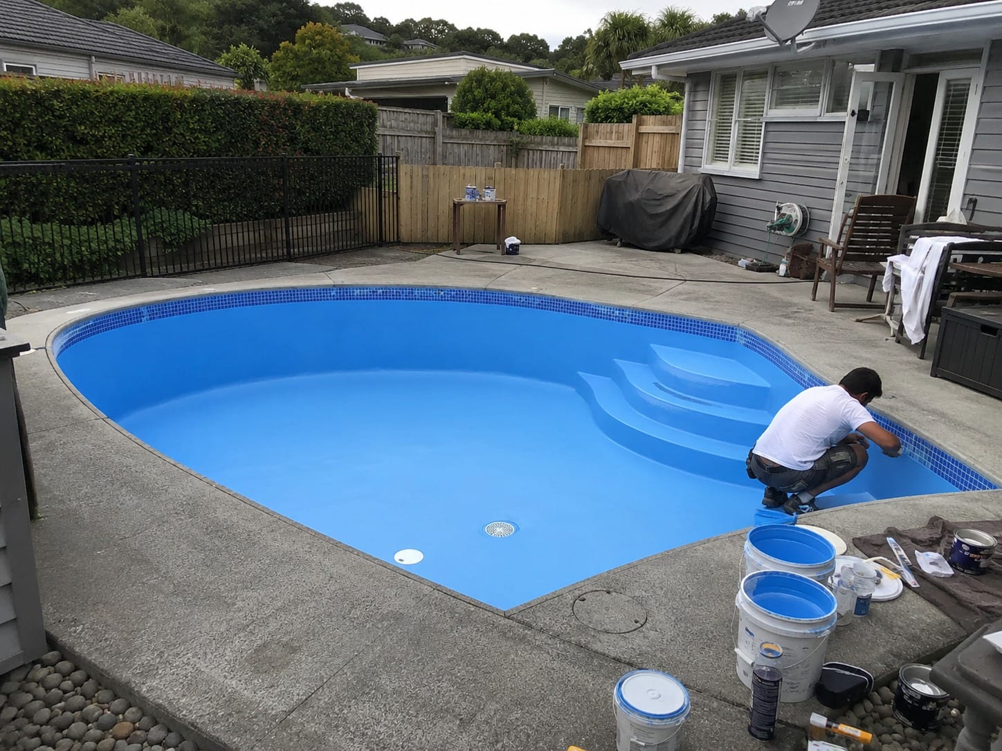 pool painting cost whangarei